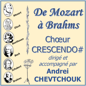 CD De Mozart à Brahms