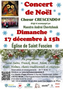Concert de Noël à Saint-Fuscien